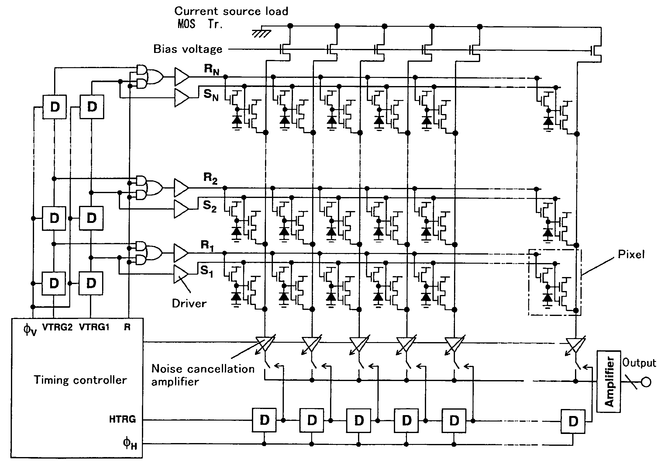 Wide dynamic range image sensor