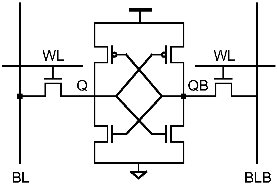 A weakly physically non-clonable function circuit utilizing PMOS process deviations