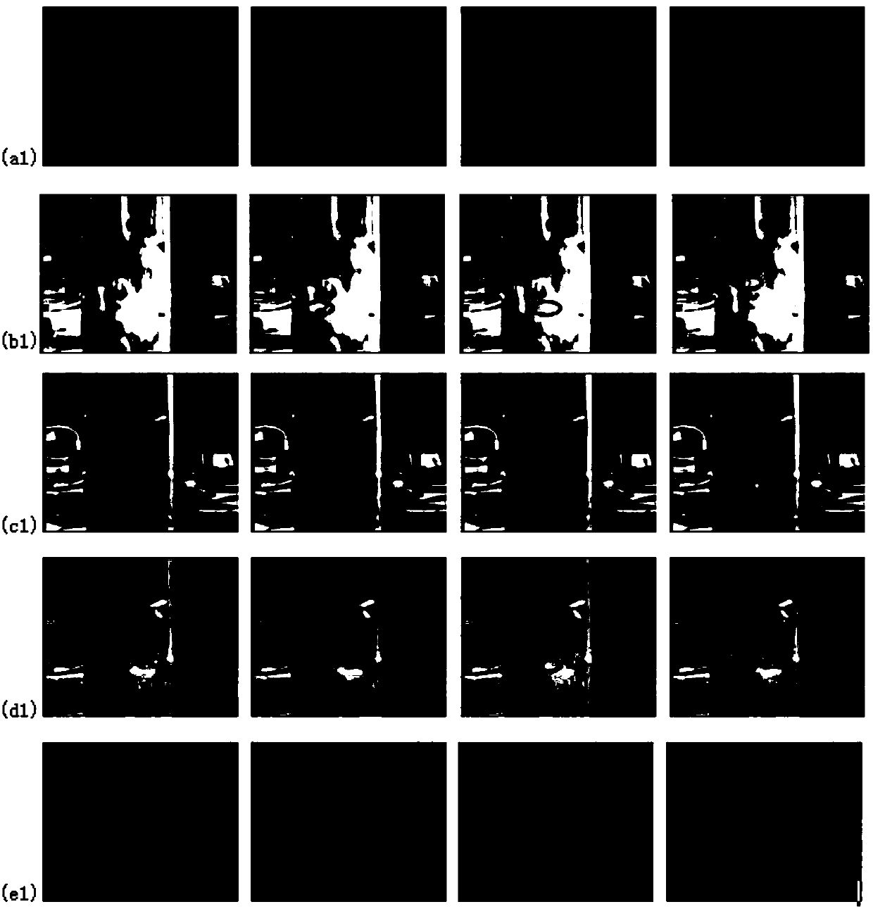 Foreign-matter detection algorithm of liquid in transparent glass bottle