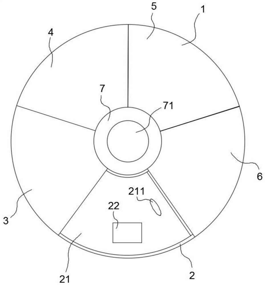 Disinfection device for medical laundry room