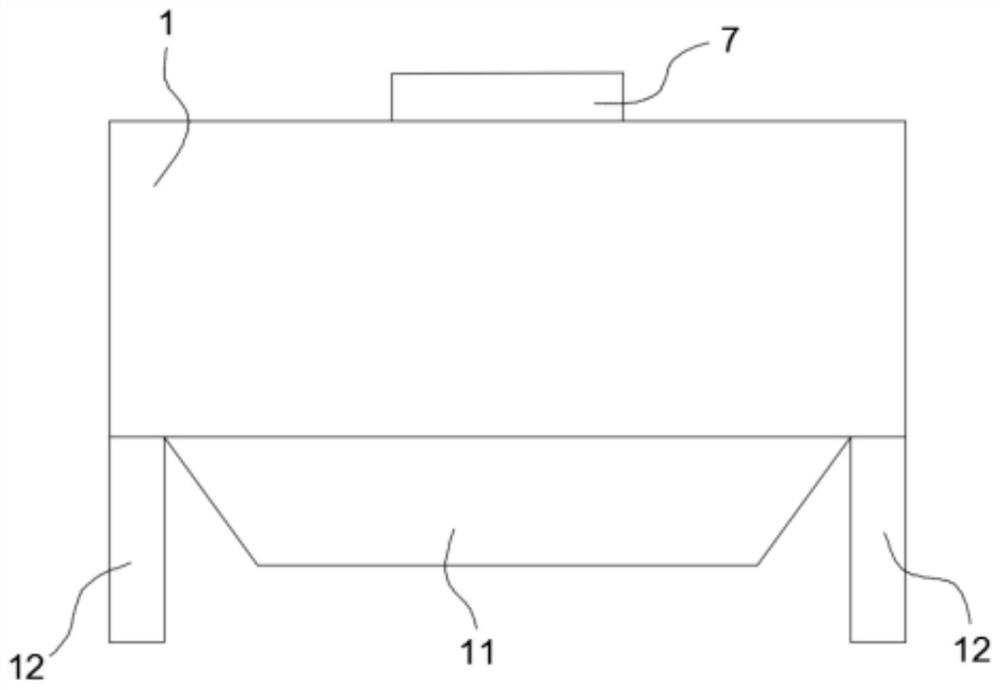 Disinfection device for medical laundry room