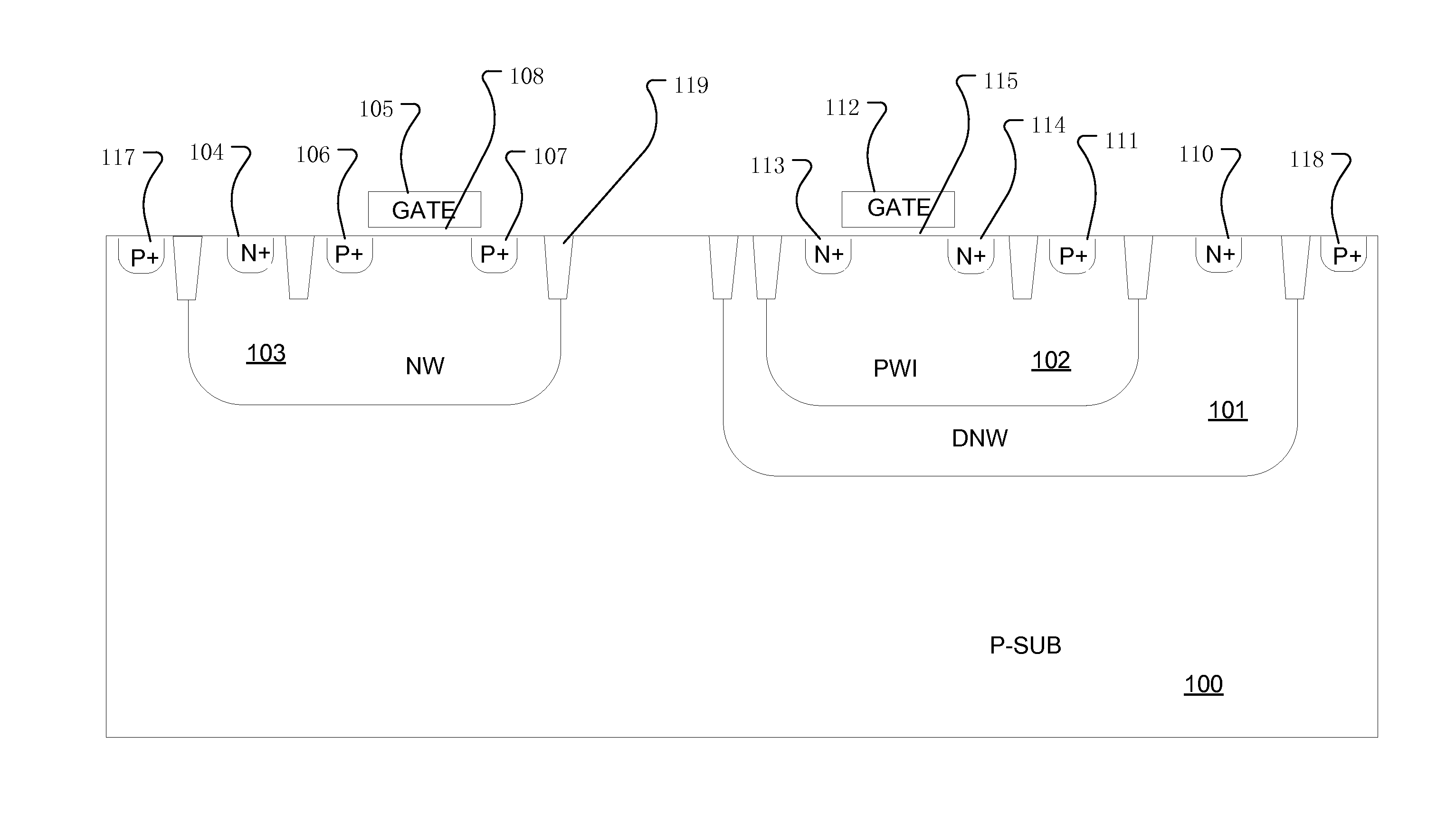 Antenna effect discharge circuit and manufacturing method