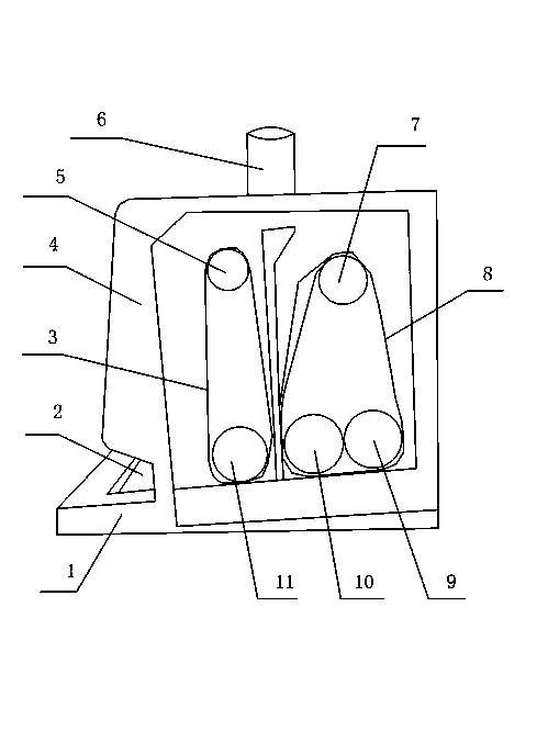 Device special for sanding surfaces of wooden plates