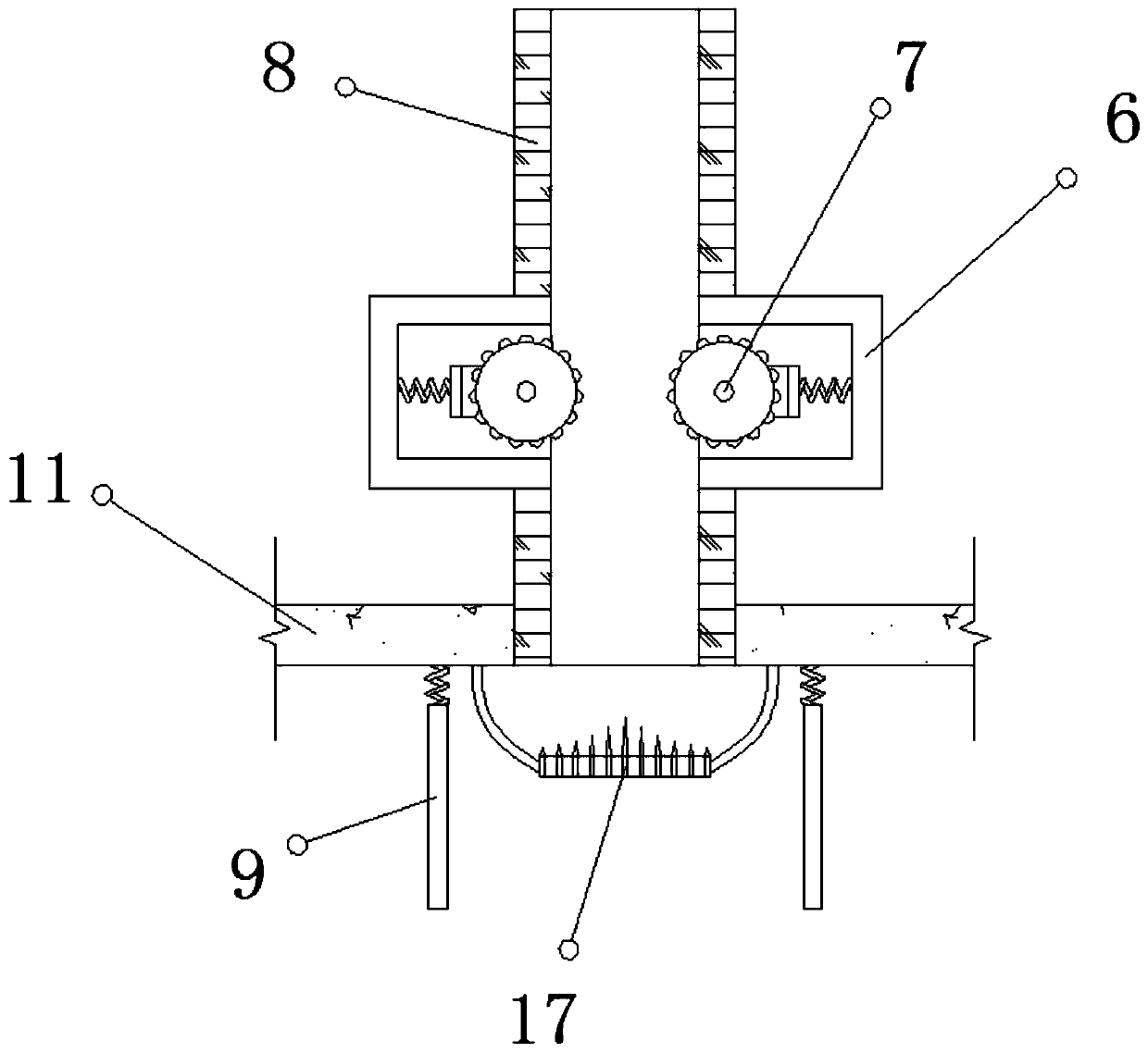 Cane sugar purification device for sugarcane processing