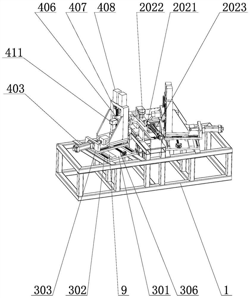 Full-automatic numerical control pin corner assembling machine and corner assembling method thereof