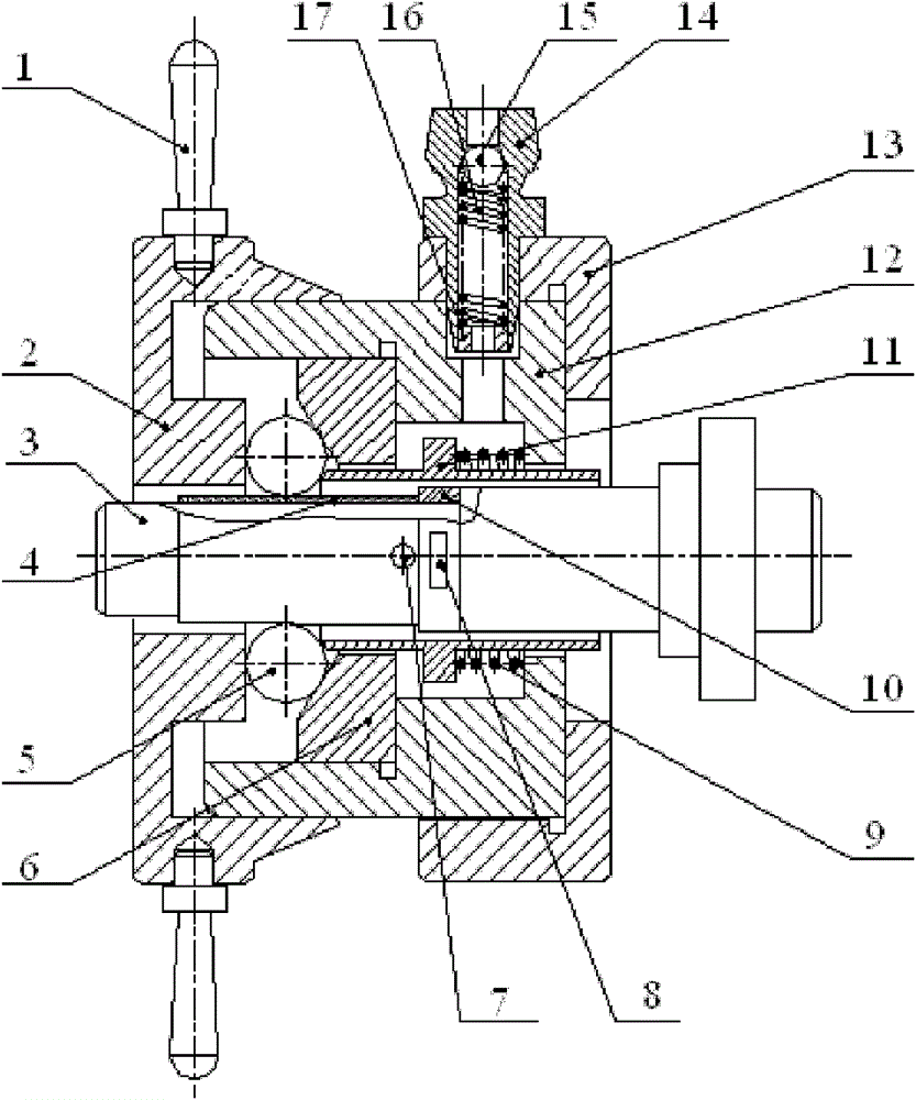 Ball hot spinning forming device and method for nickel titanium shape memory alloy thin-walled pipe