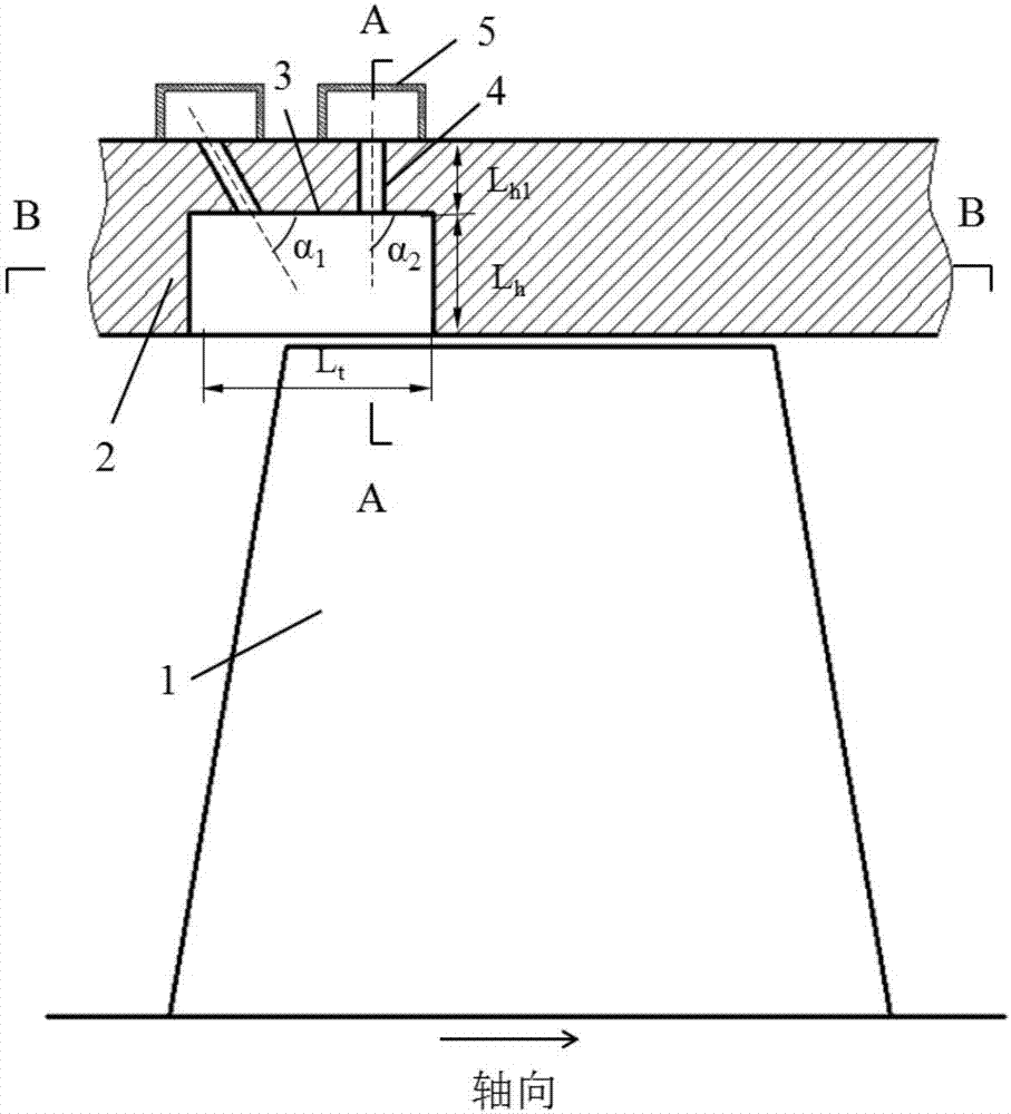 Suction type discrete and inclined seam casing treatment control device and method of compressor