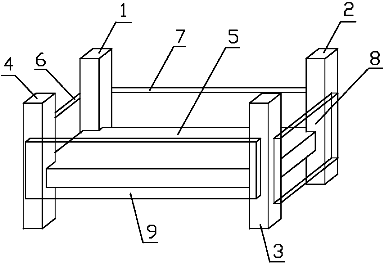 Baby crib with anti-falling function