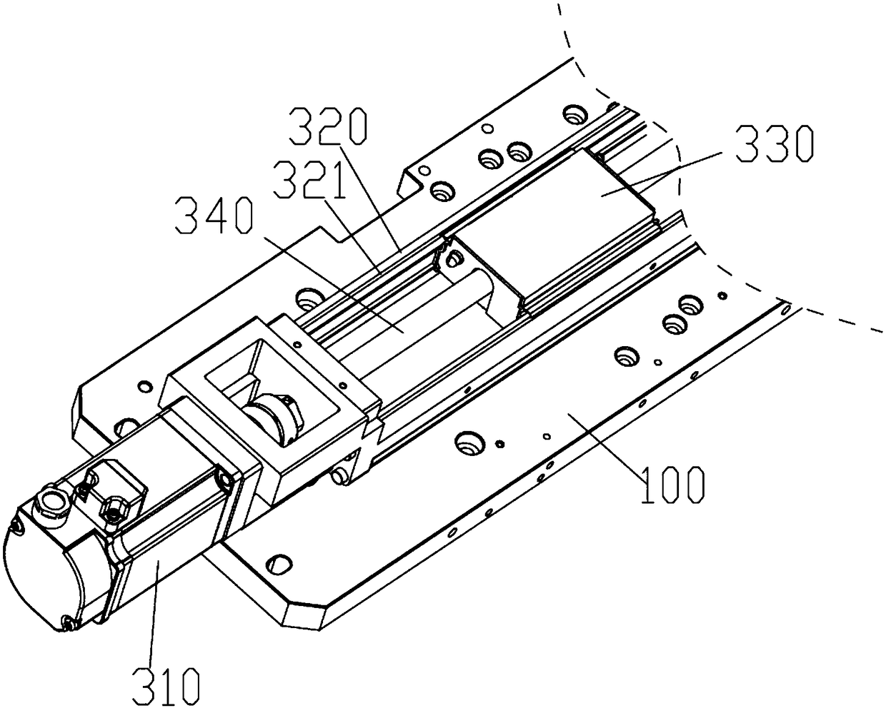 Scanning platform used for imaging radiometer