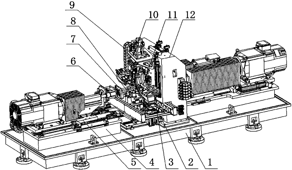 Comprehensive testing device for automobile gear-box