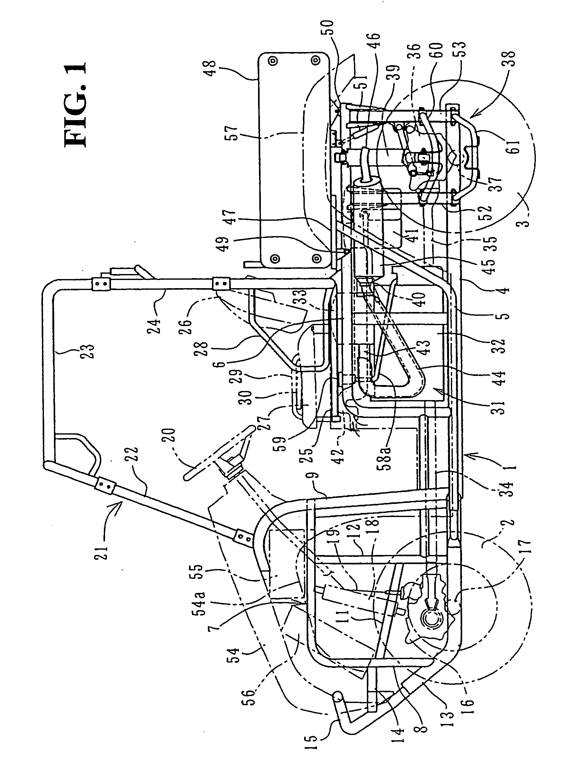 Suspension structure for small vehicle