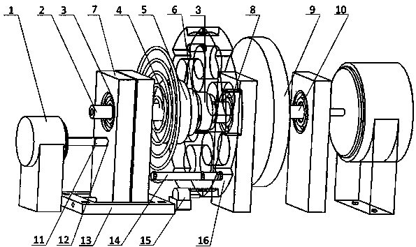 Energy-saving device for energy-storing auxiliary starting rotary machinery