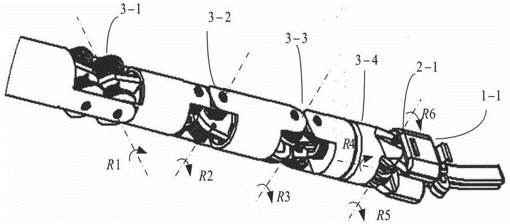 Six-degree-of-freedom surgical instrument by adoption of cable driving used for minimally invasive surgery