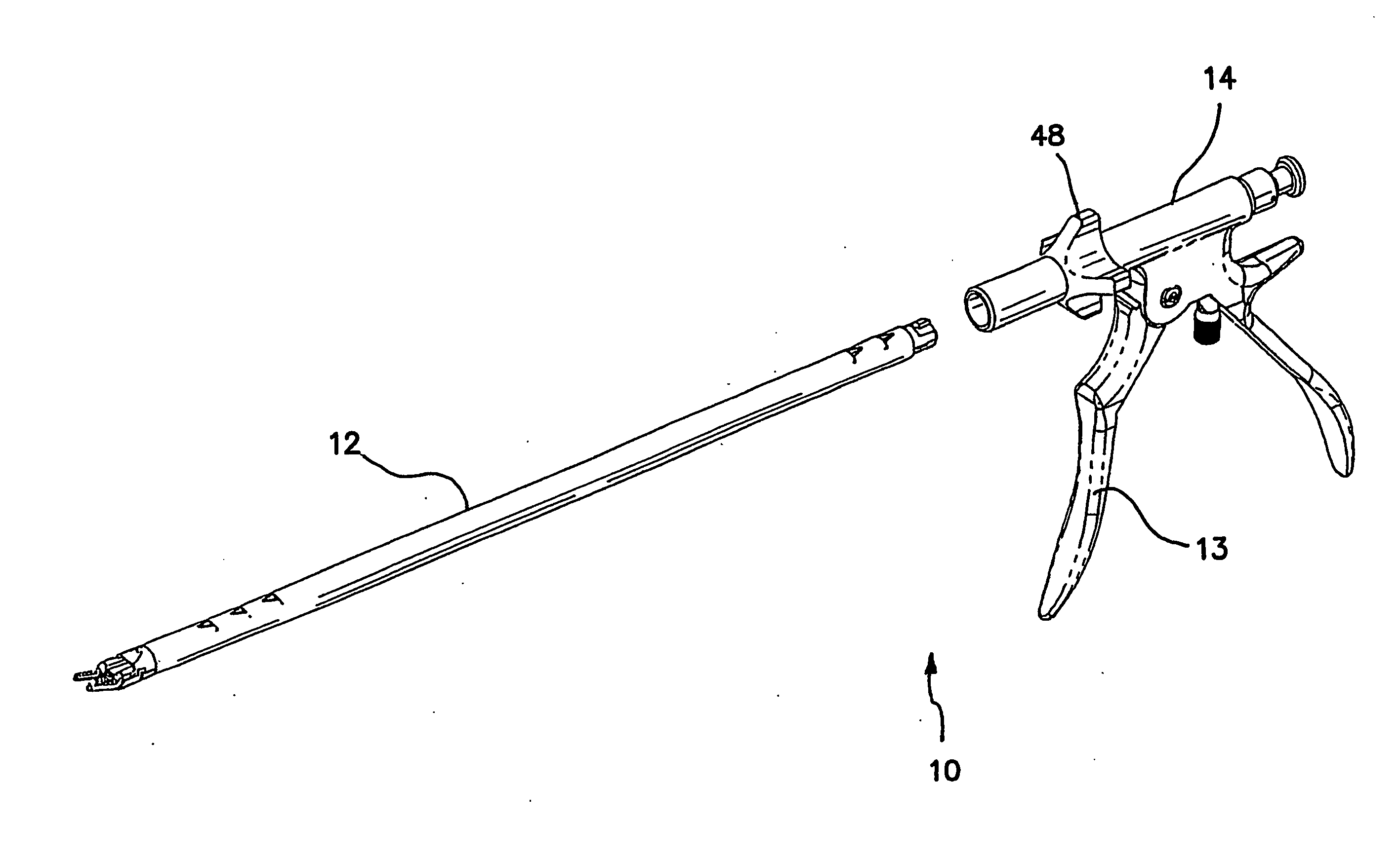 Clip applier cartridge with internal ratchet