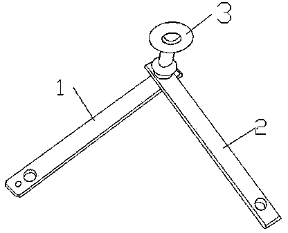 Double-cross arm assembler for single lever and double-cross arm mounting method