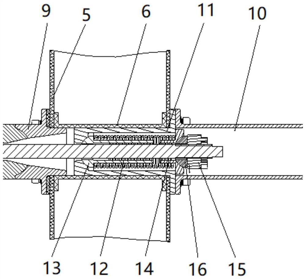 Pressing device for planar antenna and layout method