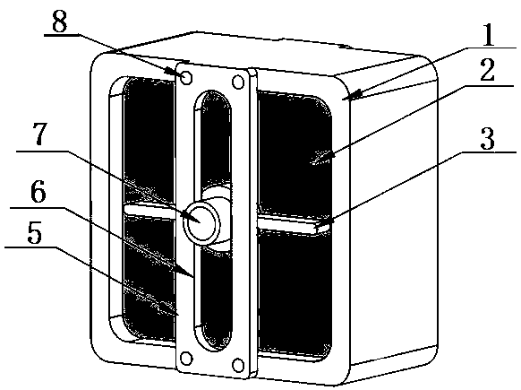 Secondary vibration-damping type rubber spring structure for active suspension