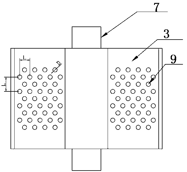 Secondary vibration-damping type rubber spring structure for active suspension