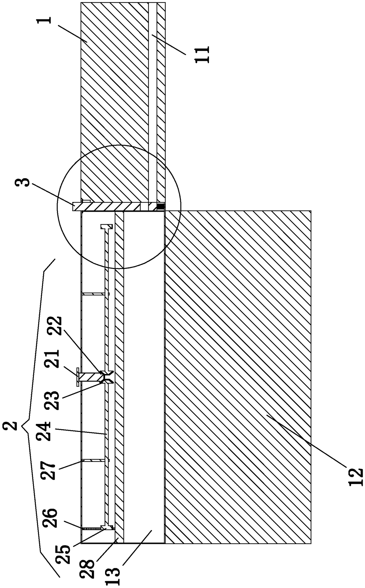 A water injection counterweight kitchen knife