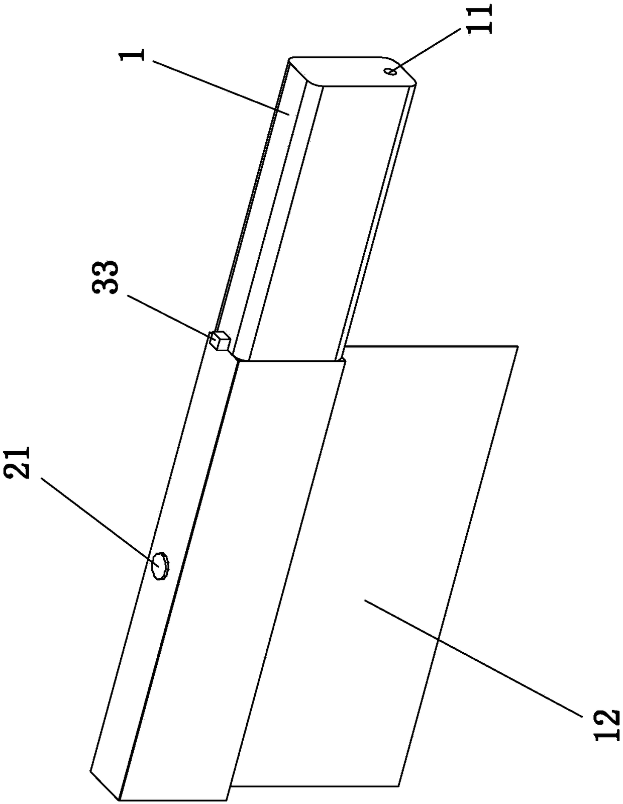 A water injection counterweight kitchen knife