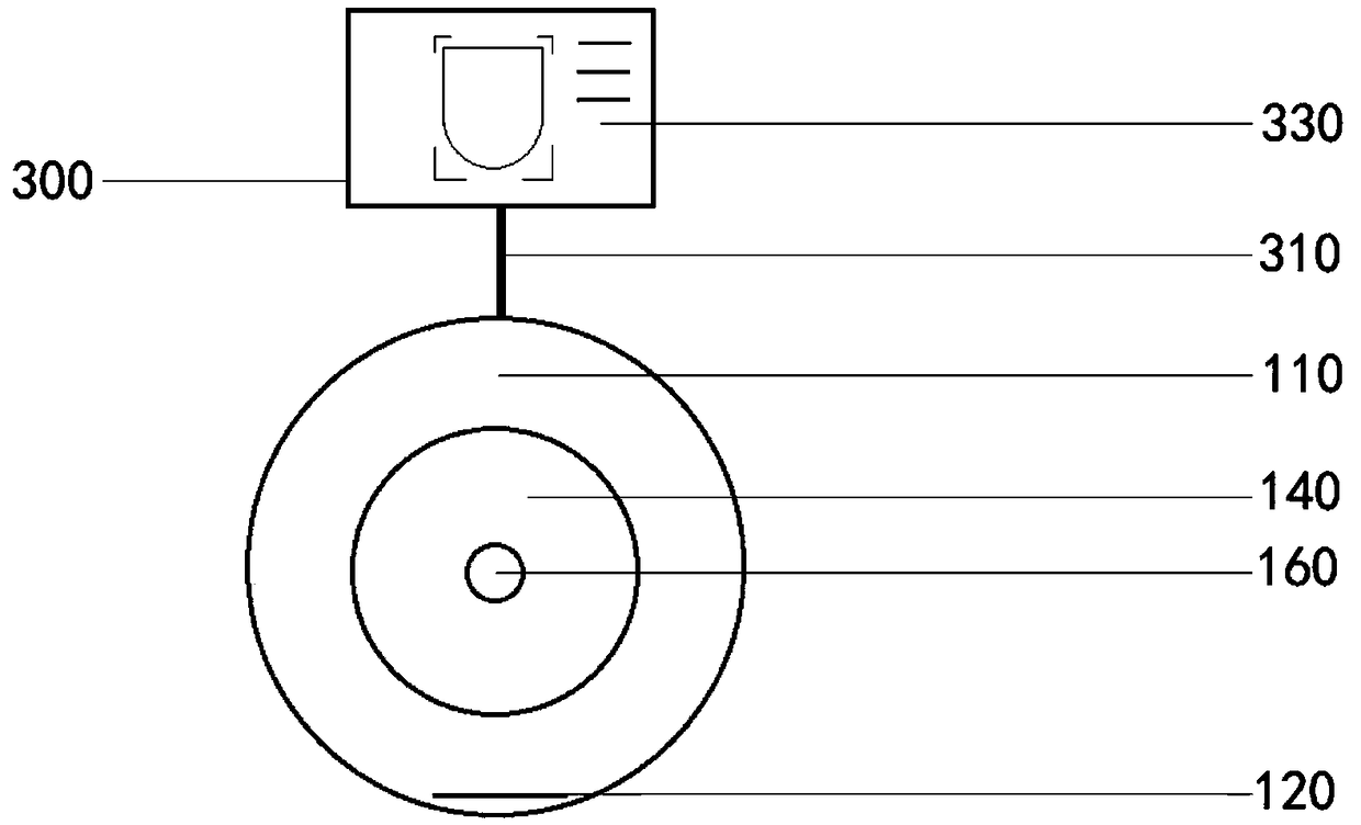 Device used for mobile terminal to shoot standard tongue picture images