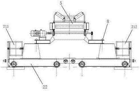 Mobile crown block stacker