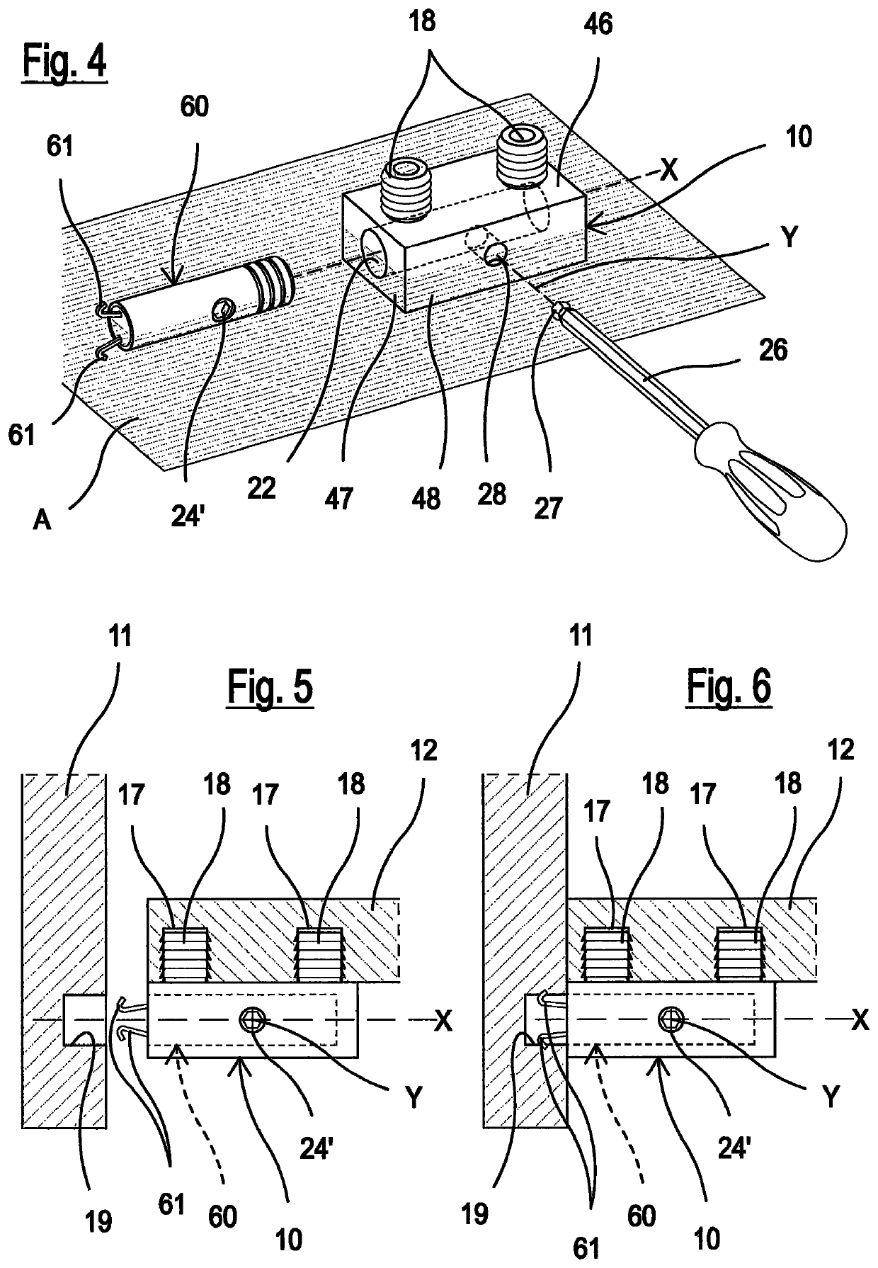 Joint for the firm interconnection of a first and a second panel of furniture and other furnishing items