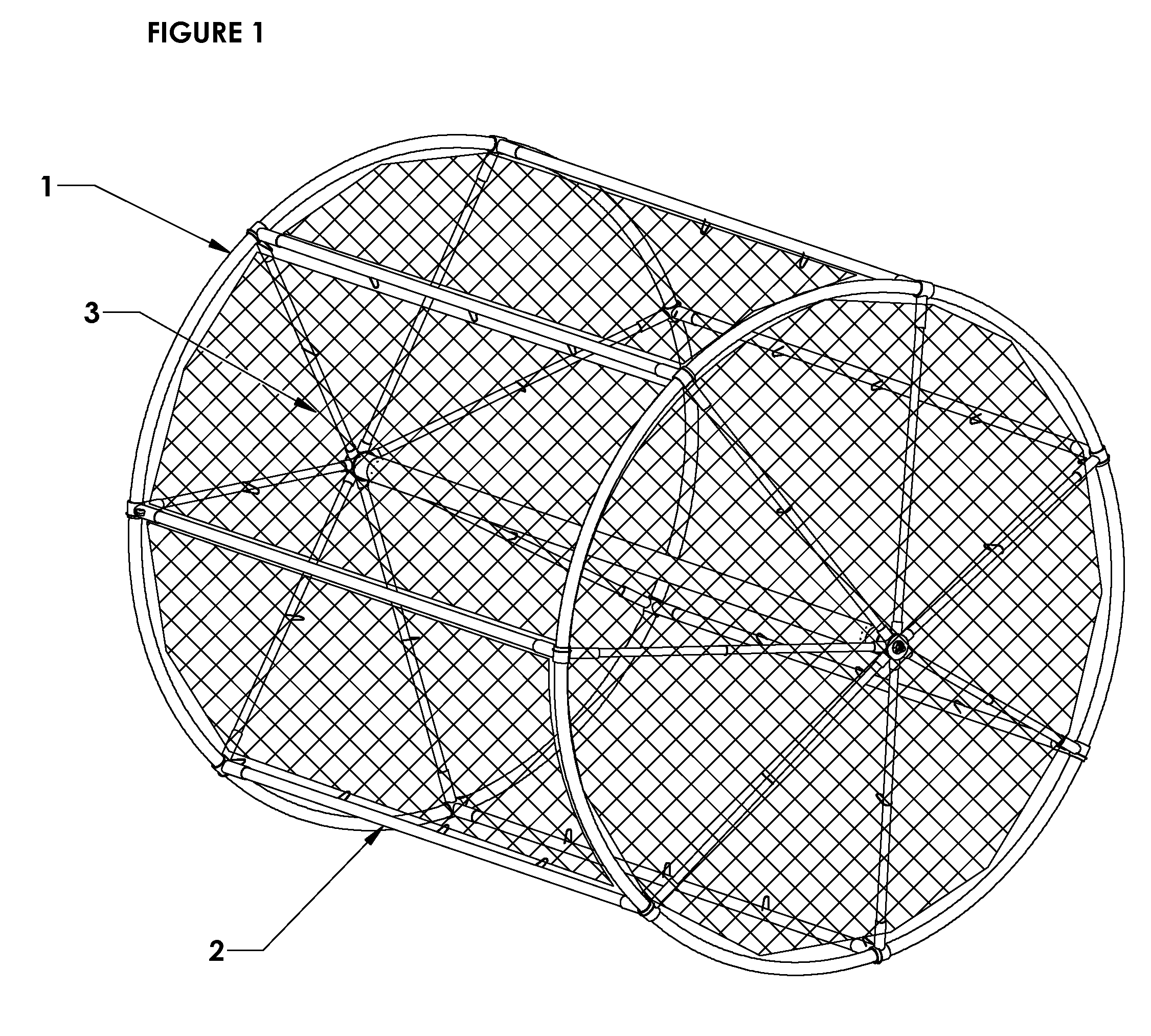 Submersible cage and system for fish farming