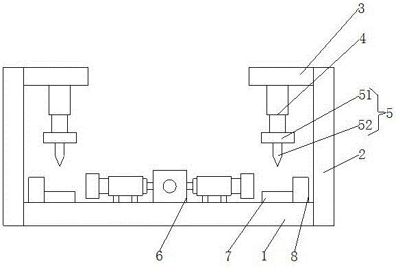 Industrial equipment perforating machine with fixing function