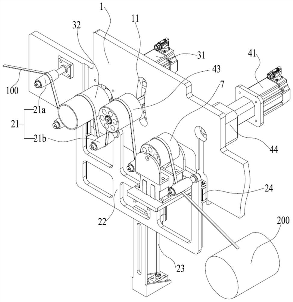 Crown belt tension control system