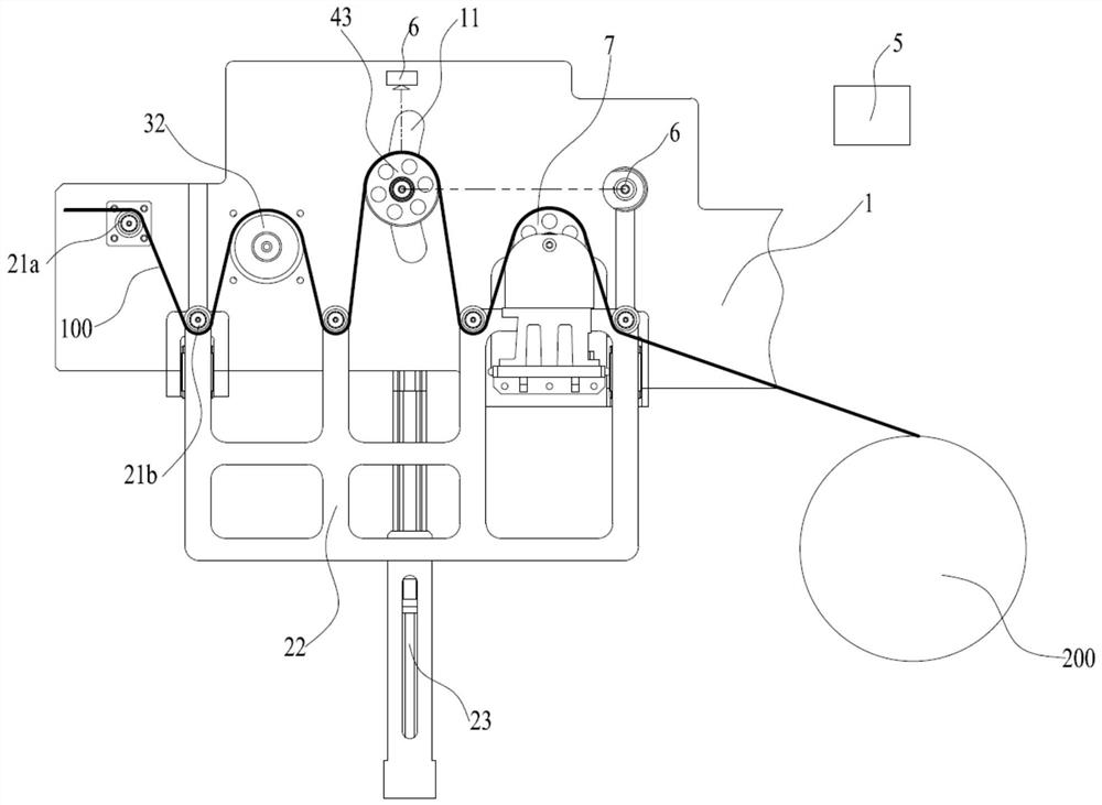 Crown belt tension control system