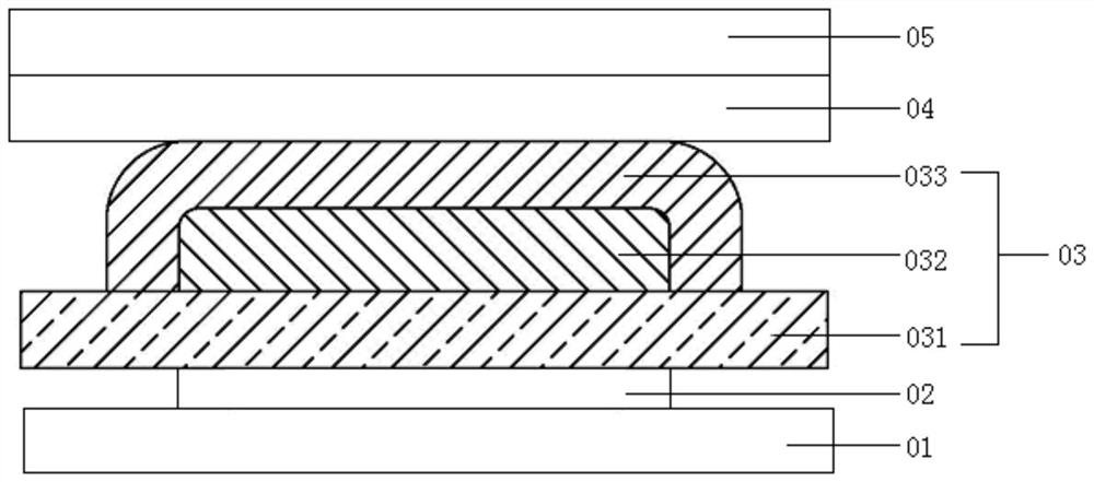 Micro OLED display and production method thereof