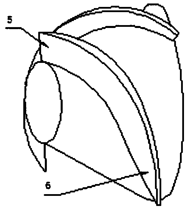 A kind of mixing pump impeller structure for fish farming