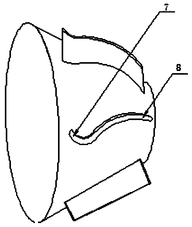 A kind of mixing pump impeller structure for fish farming