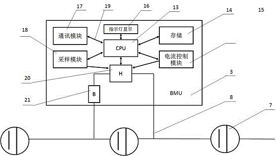 Automatic zero-clearance by-pass connection system for storage battery pack