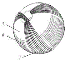 Six degrees of freedom permanent magnet synchronous magnetic suspension spherical motor