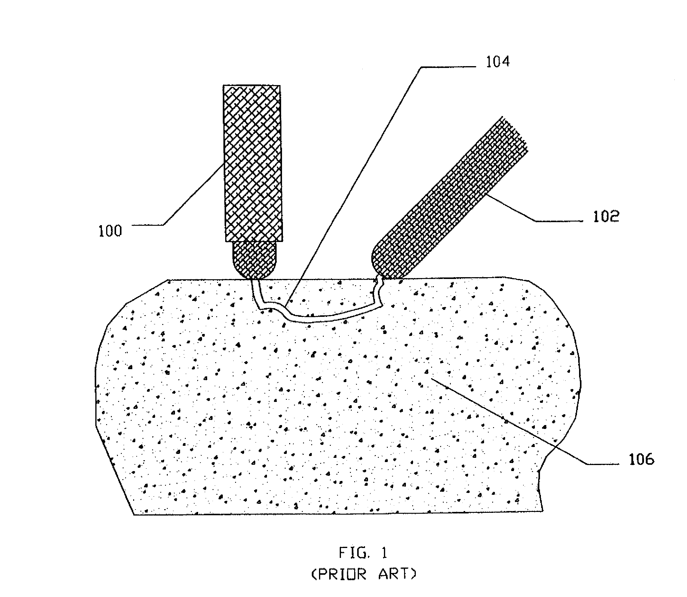 Pulsed electric rock drilling apparatus with non-rotating bit