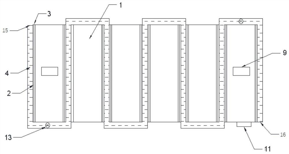 A power battery cooling and heat preservation system and its application with low energy consumption and using temperature difference to generate electricity