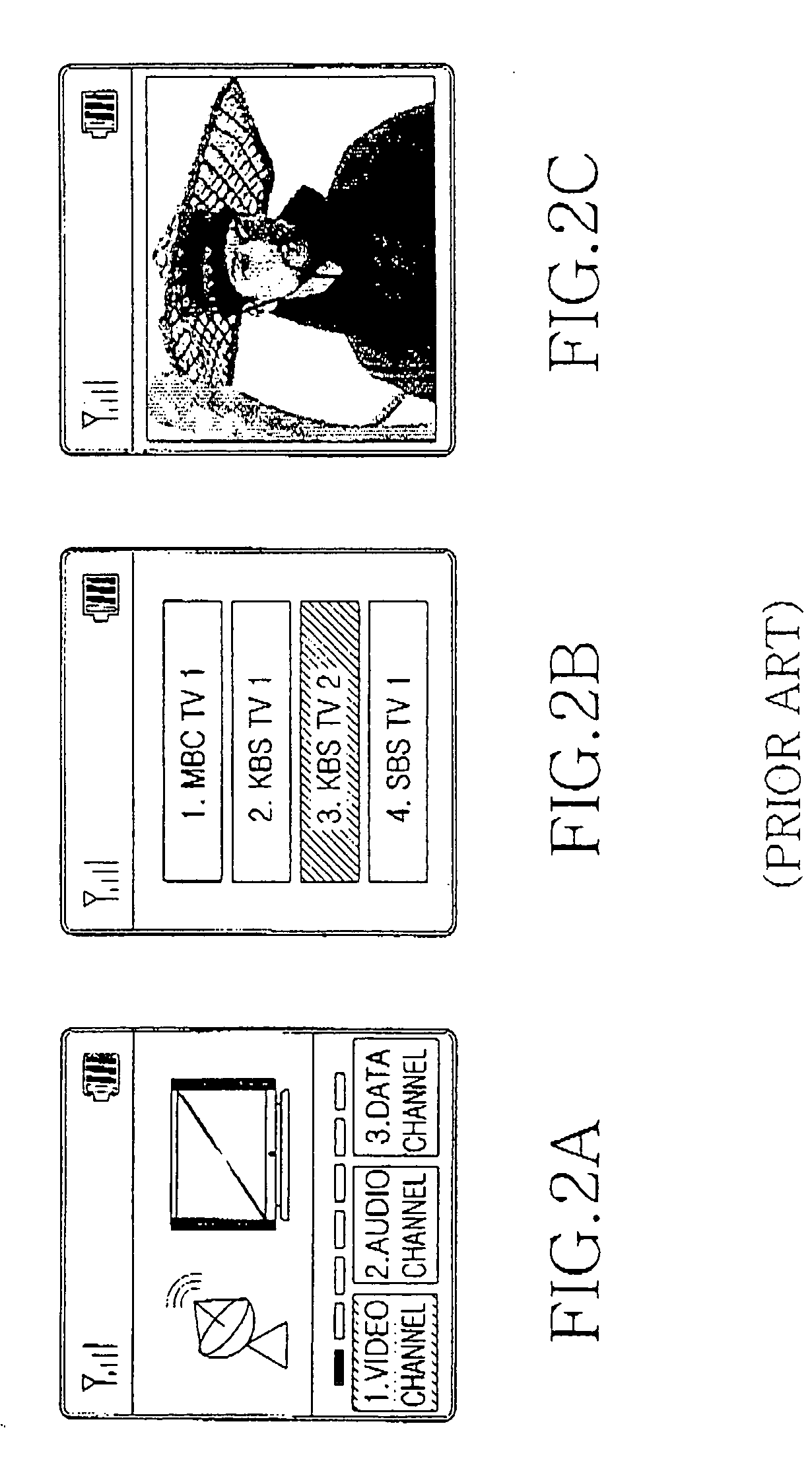 Terrestrial DMB receiver using imaginary channel to receive broadcasting services