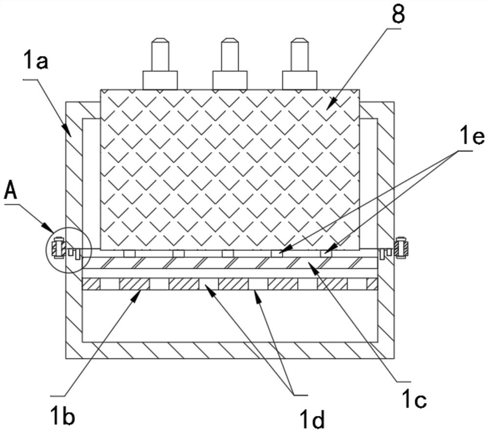 Battery heat dissipation device special for new energy vehicle