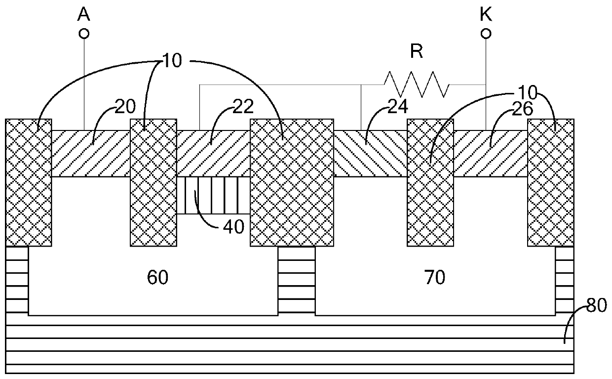 A new type of esd protection structure and its realization method