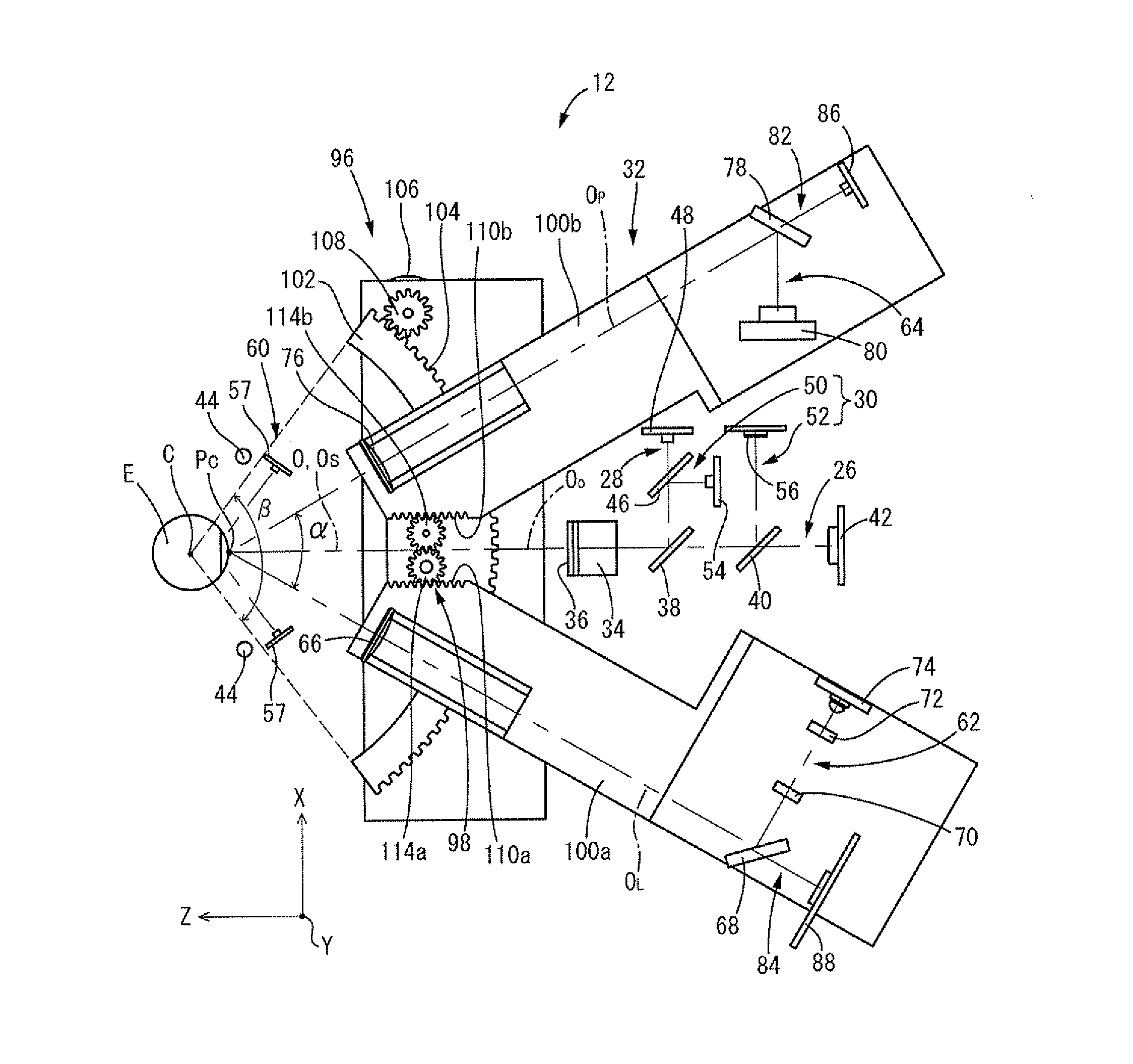 Cornea imaging apparatus and cornea imaging method