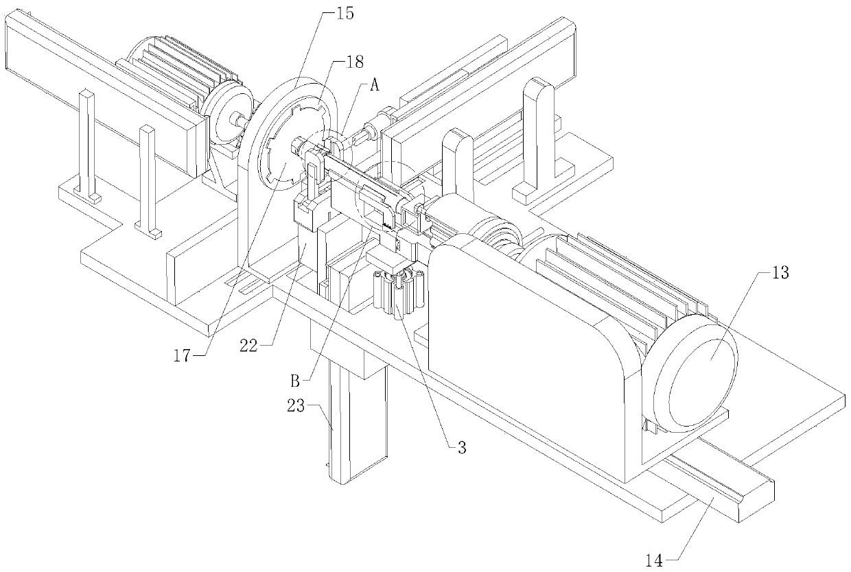 Automatic machining equipment for motor shaft