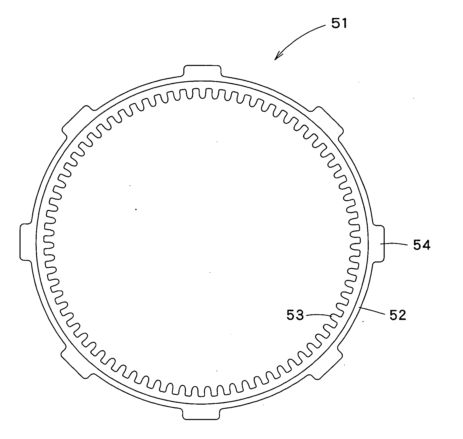 Forming method of tooth trace of gear