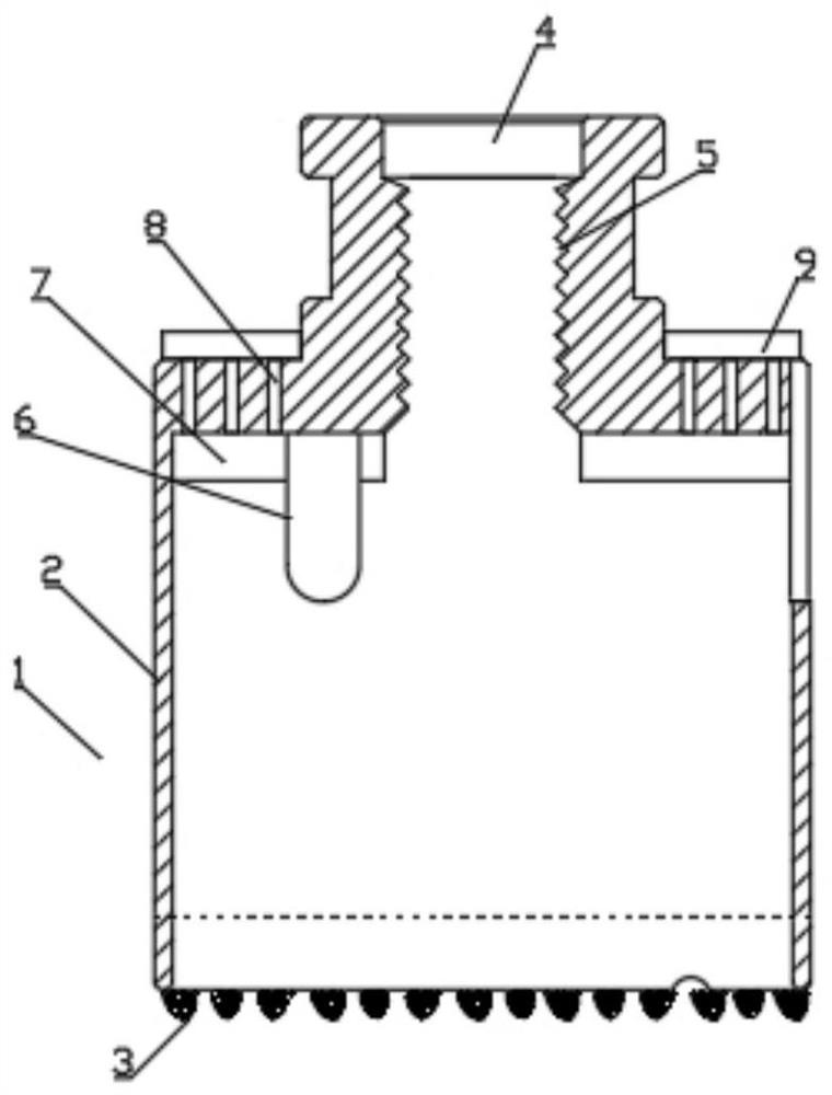 Production process of multi-layer brazed diamond hole drill