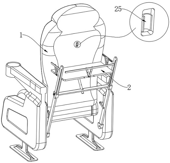 A convenient foldable and retractable child seat for high-speed rail