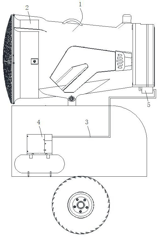 A snow-making method for a snow-making machine suitable for a positive temperature environment