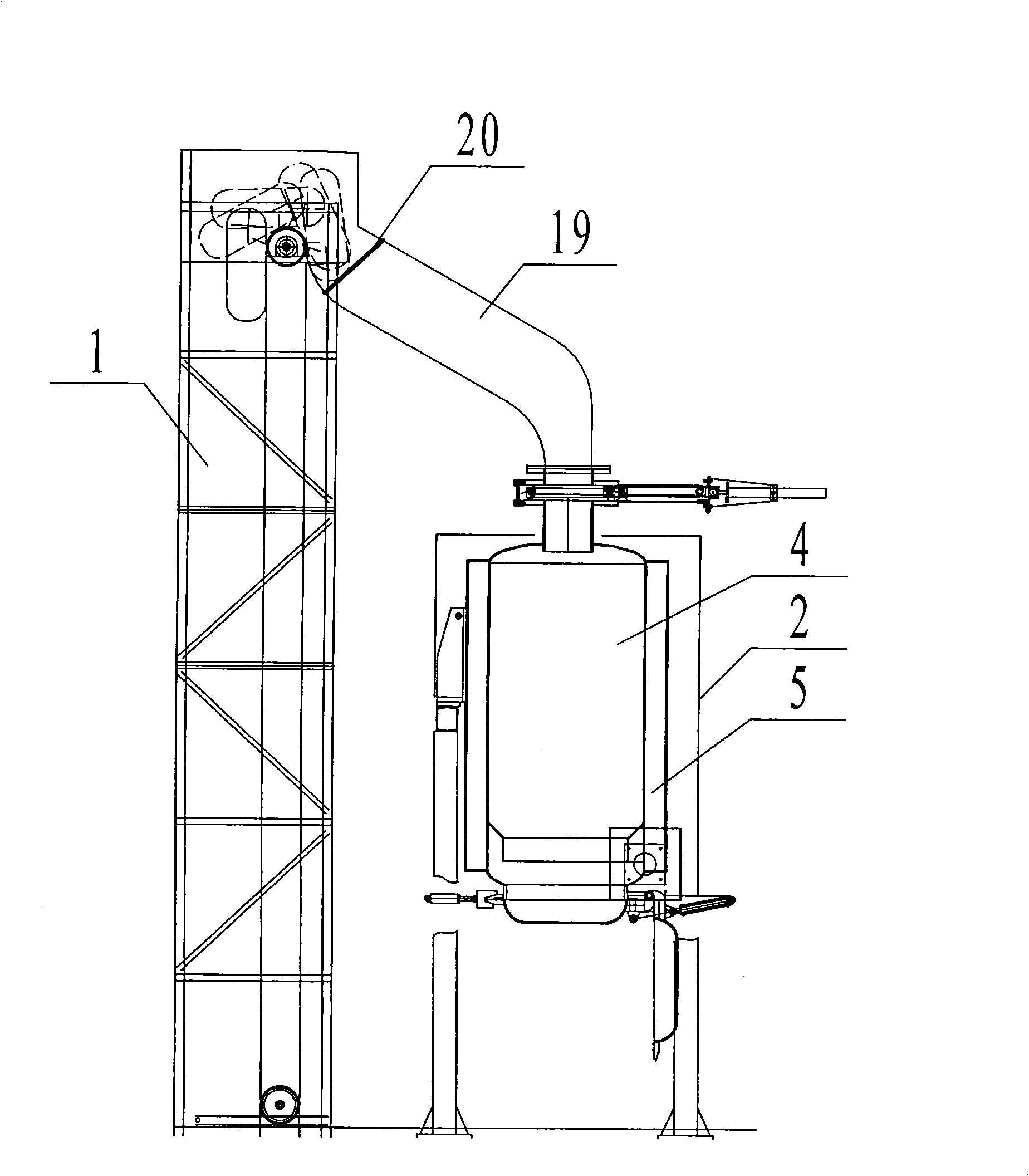 Gas-oil mixed pyrolysis furnace