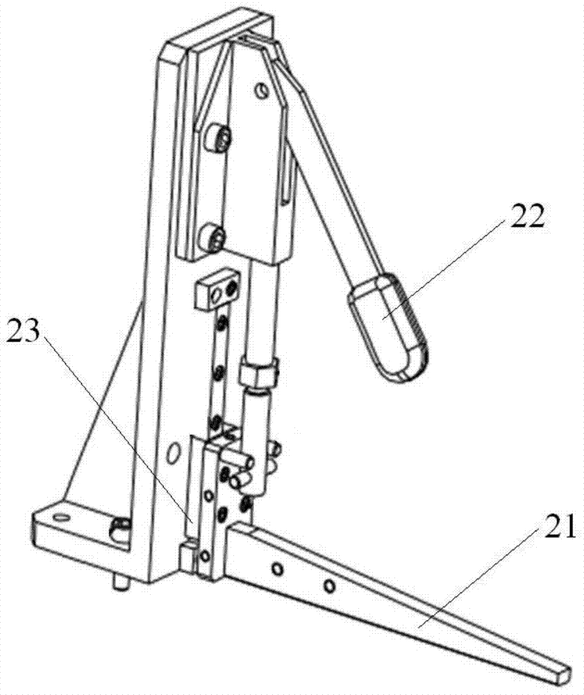 Radian testing device for battery diaphragm