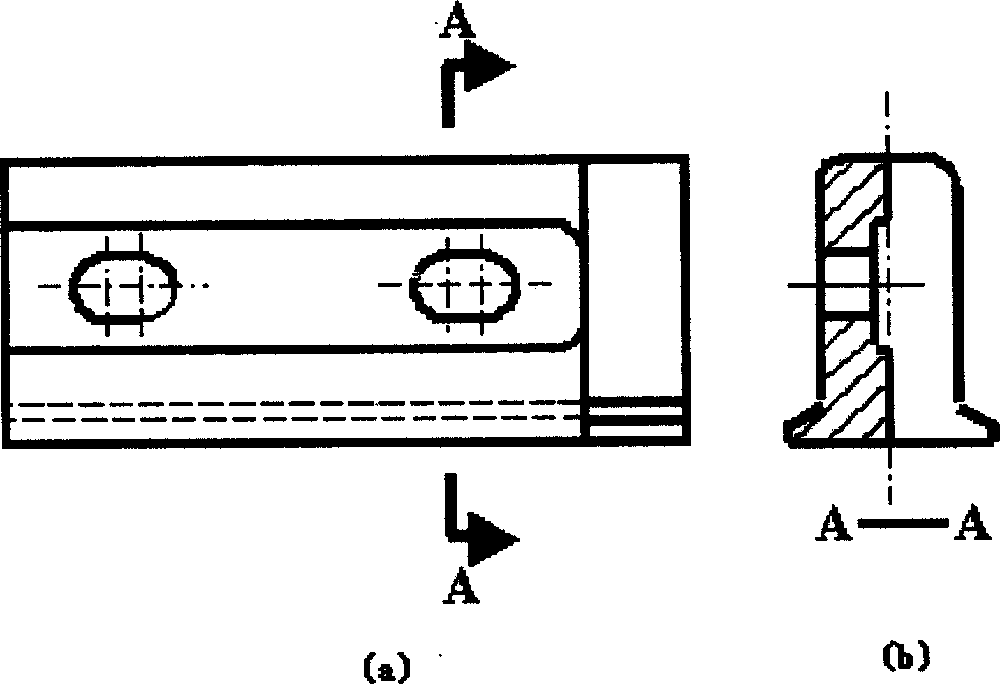 Transtion joint for reducing impacted vibration to rail joint by heavy load train